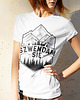 t-shirt damskie Koszulka damska SZWENDAM SIĘ/GÓRY biała 2 -