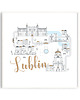 plakaty Lublin plakat 40x40 cm