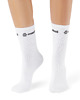 skarpetki damskie Skarpetki do jogi/pilates/fitness  IDEAL GRIP - creamy white