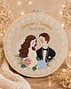 Ślub - inne Personalizowana pamiątka ślubna, haft w tamborku