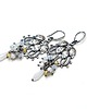kolczyki wire wrapping Jaśmin - kolczyki