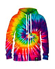 bluzy męskie Męska Bluza Expres Zamek DR.CROW Tie Dye