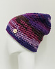czapki damskie Czapka beanie smerf kolorowa szydełkowa