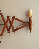 kinkiety Kinkiet ścienny tekowy, duński design, lata 70, produkcja: Lyfa