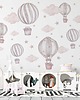 naklejki ścienne do pokoju dziecka RÓŻOWE BALONY NAKLEJKI NA ścianę