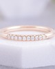 pierścionki zaręczynowe 2mm obrączka z diamentami w złocie 585