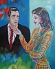 obrazy Obraz do salonu humphrey bogart lauren bacall
