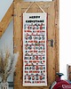 dekoracje świąteczne KALENDARZ ADWENTOWY z 24 kieszonkami, rękodzieło, 144x50 cm,