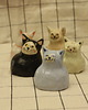 figurki i rzeźby Figurka kot. Ceramiczny kotek na kadzidło