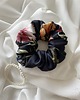 gumki do włosów Scrunchie Navy Flores