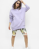bluza z kapturem damska Wrzosowa bluza oversize Jenny