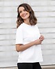 t-shirt damskie T-shirt WHITE - klasyczny pudełkowy biały
