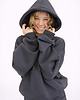 bluza z kapturem damska Bluza - 330 GSM  Grafit