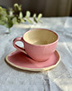 filiżanki Cappuccino Set pink