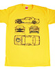 t-shirty męskie koszulka DODGE CHALLENGER NEW YELLOW tshirt