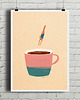 plakaty Poranna kawa - plakat fine art