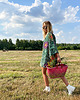 sukienki mini damskie Piękne zielone kimono Hippie Love