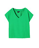t-shirt damskie Vija - Zielona bluzka z wizkozy
