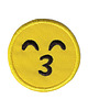 naszywki na ubrania Naszywka naprasowanka EMOJI CAŁUS termoprzylepna haft 5,5cm