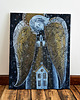 obrazy Anioł z domem. Giclee