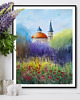 obrazy Obraz akwarelowy "Wieże" 40x30 cm