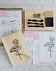 klocki i zabawki drewniane BOX DIY String art  FLAMING  kreatywny zestaw zrób to sam