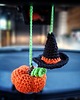 akcesoria różne Jesienna zawieszka do auta Dynia i Kapelusz Halloween