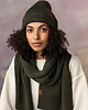 czapki damskie Czapka Cosy Days Oliwkowa Zieleń 100% Merino