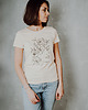 t-shirt damskie T-shirt z bawełny organicznej z nadrukiem