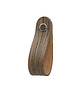 gałki do mebli Skórzany uchwyt meblowy COLORISO BLACK WOOD