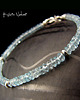 bransoletki z kamieni naturalnych Bransoleta - Topaz Sky Blue - Srebro 
