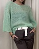 swetry damskie  Sweter Kid Moher Verde