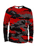 bluzy męskie Koszulka Longsleeve Męska DR.CROW Moro Red