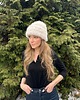 czapki damskie Puszysta czapka winter muse z alpaki i wełny merino