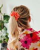 gumki do włosów Gumka jedwabna, scrunchie, frotka light salmon MIDI