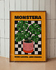 plakaty Plakat Dopamine Decor - Monstera - Druk Pigmentowy