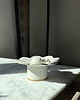 pojemniki na biżuterię Ceramiczna Miseczka Kwiat na Biżuterię Handmade Miseczka w Brązowe Ciapki