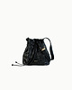 torebki do ręki "Le sac petite" czarna satynowa anakonda