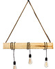 lampy wiszące Lampa wisząca sufitowa loft drewno Marlo