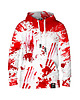 bluza z kapturem damska Damska Bluza z kapturem Zombie White
