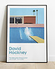 grafiki i ilustracje David Hockney, plakat wystawowy