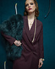marynarki damskie Marynarka Weaver burgund