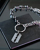 chokery Chainmail goth style * Dark Razor Choker * stal nierdzewna