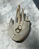 pojemniki na biżuterię Ceramiczna Łapka Handmade Talerzyk na Biżuterię Rustic Matte Dalmatinian