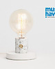 lampy stołowe Lampa stołowa Gatsby marble/white