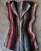 kamizelki damskie Długa Kamizelka Boho Red Gray Black XL/XL/XXL/XXXL