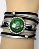 bransoletki ze szkła Bransoletka SLYTHERIN - 0340