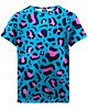 t-shirty dla chłopców T-shirt Boy DR.CROW Panterka Blue