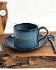 filiżanki Filiżanka ceramiczna ze spodkiem  - Borówka