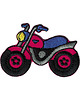 naszywki na ubrania Naszywka naprasowanka MOTOR MOTOCYKL termoprzylepna haft 6,4x4,3cm
